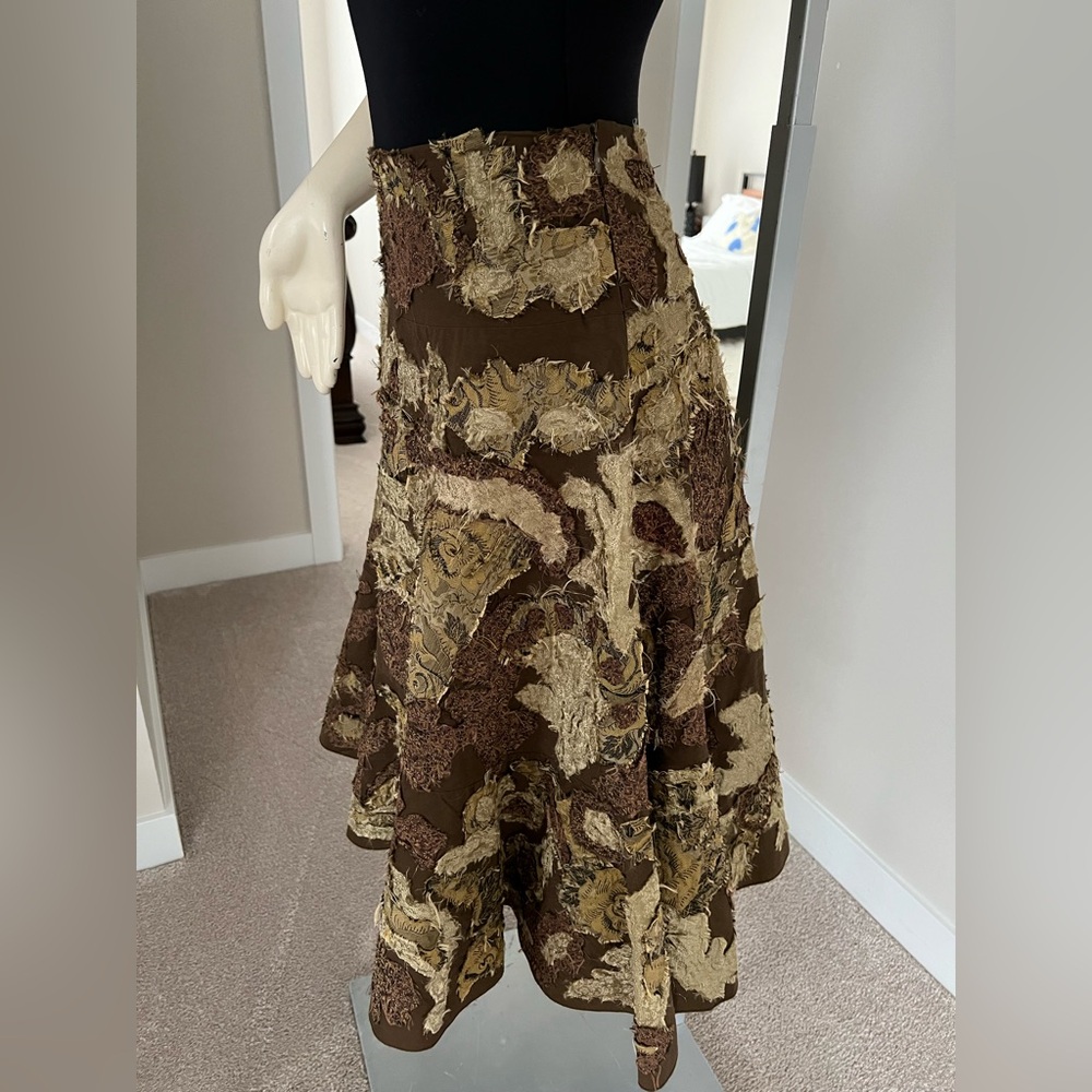MaxMara Weekend Patchwork Floral Midi Skirt – Size 4 - Picture 7 of 16